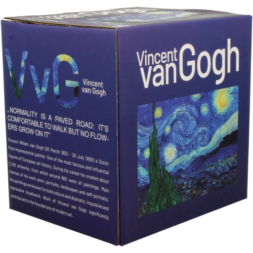 TEA FOR ONE Porcelanowy Dzbanek 350 ml z filiżanką - STARRY NIGHT Van Gogh