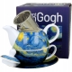TEA FOR ONE Porcelanowy Dzbanek 350 ml z filiżanką - STARRY NIGHT Van Gogh