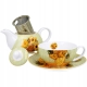 TEA FOR ONE Porcelanowy Dzbanek 350 ml z filiżanką - SUNFLOWERS by van Gogh