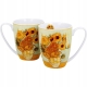 DWA Porcelanowe Kubki 360 ml Zestaw do KAWY HERBATY - SUNFLOWERS van Gogh