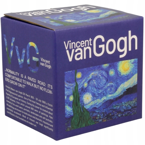 PORCELANOWY Kubek 360 ml do KAWY HERBATY - STARRY NIGHT by Vincent Van Gogh