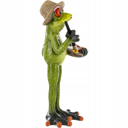 Ozdobna Figurka 16 x 7 x 6 cm - Żaba malarka Artystka