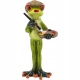 Ozdobna Figurka 16 x 7 x 6 cm - Żaba malarka Artystka
