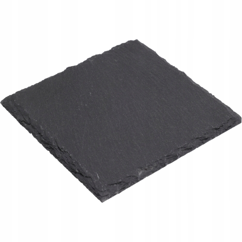 KWADRATOWY ŁUPEK 10 x 10 cm Kamienna podstawka pod kubek - 4 sztuki