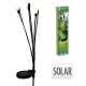 Ogrodowa Dekoracyjna LAMPKA ŚWIETLIK SOLARNY 75 cm - 6 KOLOROWYCH kulek LED