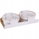 BIAŁE ŻAROODPORNE Naczynia Kokilki do zapiekania 11x5 cm 290 ml - 2 SZTUKI