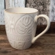 Kamionkowa Filiżanka Kubek do KAWY HERBATY 390 ml, 10 x 9 cm - BEŻOWY
