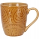 Kamionkowa Filiżanka Kubek do KAWY HERBATY 390 ml, 10 x 9 cm - MIODOWY