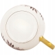 DUŻY Porcelanowy Kubek Filiżanka do KAWY HERBATY 430 ml, 10 x 9 cm - KWIATY