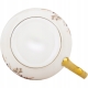 DUŻY Porcelanowy Kubek Filiżanka do KAWY HERBATY 430 ml, 10 x 9 cm - KWIATY