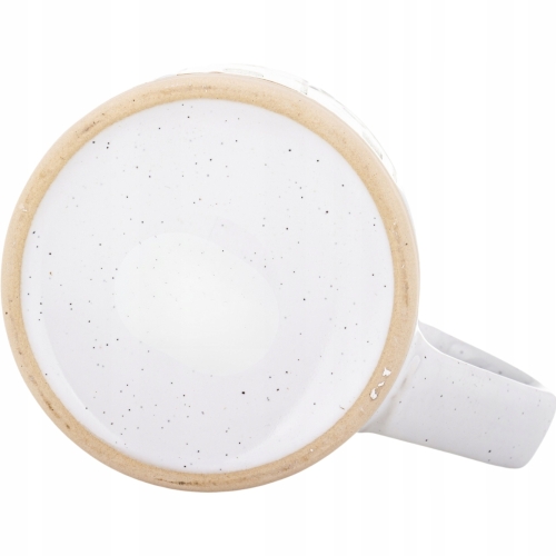 DUŻY Kamionkowy Kubek do KAWY HERBATY - 460 ml, 10 x 10,5 cm