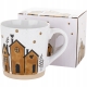 DUŻY Kamionkowy Kubek do KAWY HERBATY - 460 ml, 10 x 10,5 cm