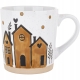 DUŻY Kamionkowy Kubek do KAWY HERBATY - 460 ml, 10 x 10,5 cm