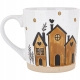 DUŻY Kamionkowy Kubek do KAWY HERBATY - 460 ml, 10 x 10,5 cm
