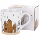 DUŻY Kamionkowy Kubek do KAWY HERBATY - 460 ml, 10 x 10,5 cm