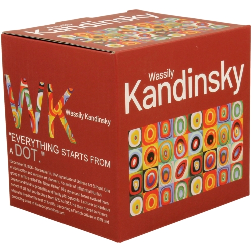 Kubek baryłka 430 ml z Zaparzaczem do HERBATY ZIÓŁ - SQUARES WITH CIRCLES