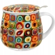 Kubek baryłka 430 ml z Zaparzaczem do HERBATY ZIÓŁ - SQUARES WITH CIRCLES