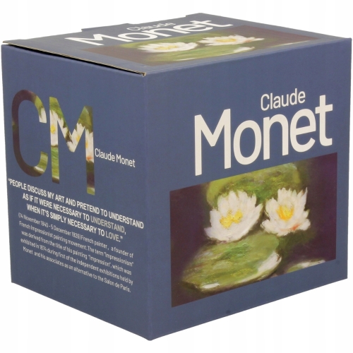 Kubek baryłka 430 ml z Zaparzaczem do HERBATY ZIÓŁ - NENUFARS Claude Monet