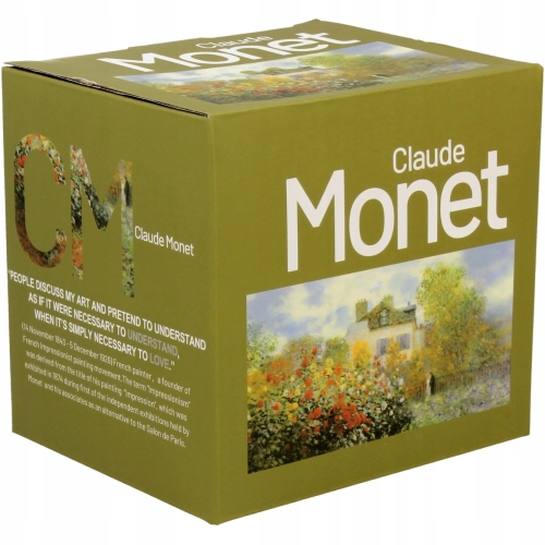 Kubek baryłka 430 ml z Zaparzaczem do HERBATY ZIÓŁ Claude Monet THE GARDEN