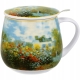 Kubek baryłka 430 ml z Zaparzaczem do HERBATY ZIÓŁ Claude Monet THE GARDEN