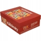 DWIE filiżanki 110 ml ze spodkami do KAWY ESPRESSO - SQUARES WITH CIRCLES