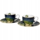 DWIE filiżanki 110 ml ze spodkami do KAWY ESPRESSO - NENUFARS Claude Monet