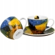 DWIE Porcelanowe Filiżanki 270 ml do KAWY HERBATY Van Gogh TERRACE AT NIGHT