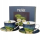 DWIE Porcelanowe Filiżanki 270 ml do KAWY HERBATY - NENUFARS Claude Monet