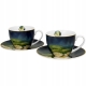 DWIE Porcelanowe Filiżanki 270 ml do KAWY HERBATY - NENUFARS Claude Monet
