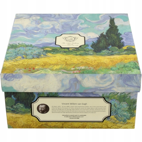 Porcelanowa Filiżanka 250 ml do KAWY HERBATY - WHEAT FIELD by Van Gogh
