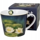 Duży PORCELANOWY Kubek 600 ml do KAWY HERBATY - NENUFARS by Claude Monet