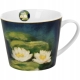 Duży PORCELANOWY Kubek 600 ml do KAWY HERBATY - NENUFARS by Claude Monet