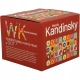 Duży PORCELANOWY Kubek 600 ml do KAWY HERBATY - SQUARES WITH CIRCLES