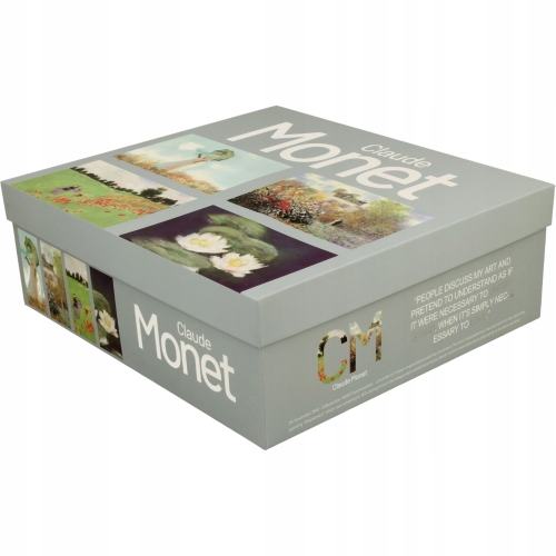 CZTERY Porcelanowe Kubki 360 ml do KAWY HERBATY - inspired by Claude Monet