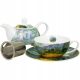 TEA FOR ONE Porcelanowy Dzbanek 350ml z filiżanką - WHEAT FIELD by Van Gogh