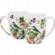 PTAKI NA GAŁĘZI Porcelanowy Kubek 360 ml do KAWY HERBATY - Komplet 2 sztuki