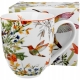PORCELANOWY Kubek XXL 1000 ml do KAWY HERBATY - Flower Classic KOLIBER