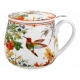 Kubek baryłka 430 ml z Zaparzaczem do HERBATY ZIÓŁ - Flower Classic KOLIBER