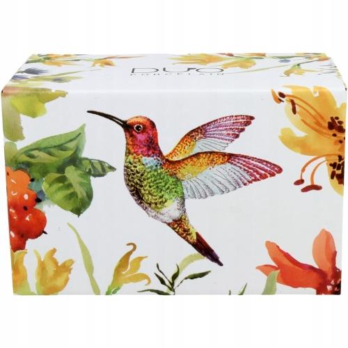 Flower Classic KOLIBER Porcelanowy Kubek 360 ml do KAWY HERBATY - 2 sztuki