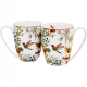 Flower Classic KOLIBER Porcelanowy Kubek 360 ml do KAWY HERBATY - 2 sztuki