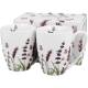 Flower Classic LAVENDER Porcelanowy Kubek 360 ml do KAWY HERBATY - 2 sztuki