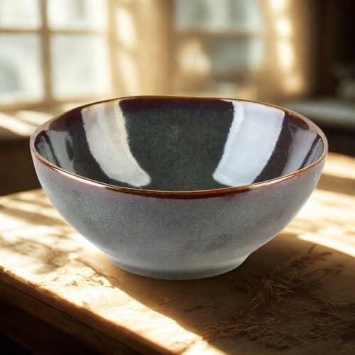 Ceramiczny Talerz DO ZUPY Miseczka DO SAŁATEK 350 ml, 15 x 6 cm - 6 SZTUK