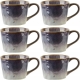 Ceramiczna Filiżanka Kubek do KAWY HERBATY 300 ml, 10,5 x 8 cm - 6 SZTUK
