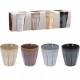 Kamionkowy KUBEK 250 ml, 8,5 x 9 cm do KAWY HERBATY - komplet 4 sztuki