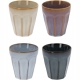 Kamionkowy KUBEK 250 ml, 8,5 x 9 cm do KAWY HERBATY - komplet 4 sztuki