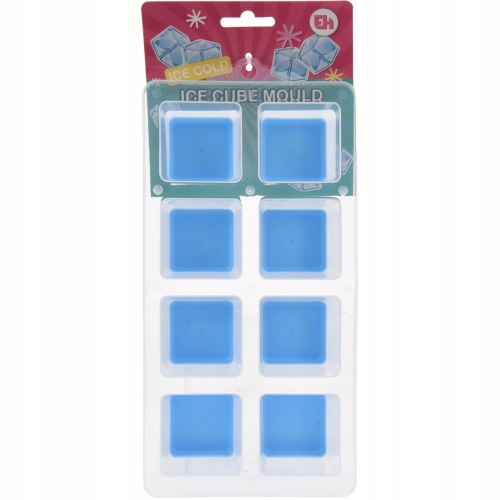 Foremka 25 x 13 x 5 cm Kostkarka DO LODU na 8 DUŻYCH kostek - NIEBIESKA