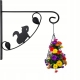 [#3] METALOWY Wieszak Uchwyt 28 x 25 x 1,5 cm na Doniczkę Lampion WIEWIÓRKA