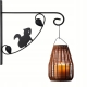 [#3] METALOWY Wieszak Uchwyt 28 x 25 x 1,5 cm na Doniczkę Lampion WIEWIÓRKA