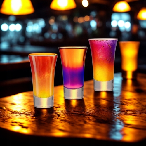 Przezroczyste Kieliszki do Wódki Shotów 60 ml, 5,5 x 9 cm - ZESTAW 6 SZTUK