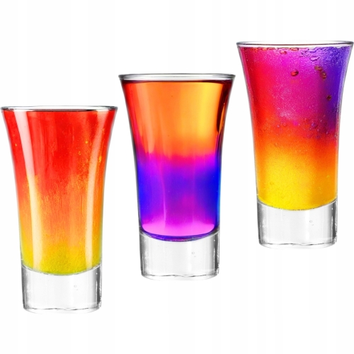 Przezroczyste Kieliszki do Wódki Shotów 60 ml, 5,5 x 9 cm - ZESTAW 6 SZTUK